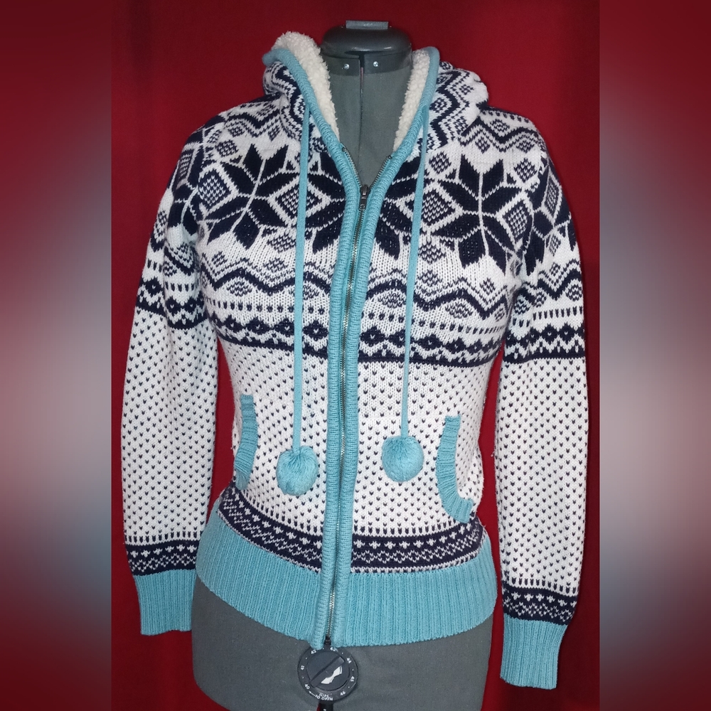 If It Were Me hooded zip up sweater